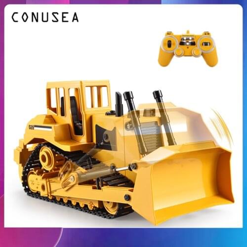 1/20 RC Truck Bulldozer Caterpillar machine on control rc cars on radio station machine tractor Childrens toys for boys age 4