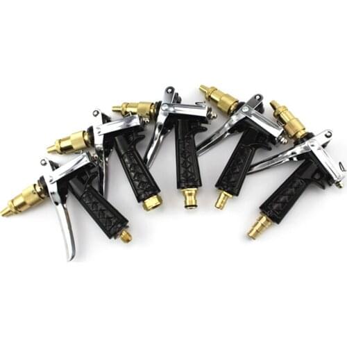 1Pcs Adjustable High-pressure Water Gun Clean Home Car Washing Water Gun Copper Head full Garden Tools Portable Garden Water Gun