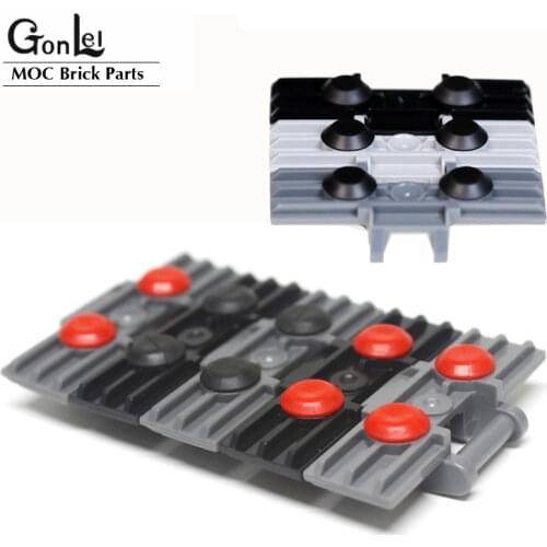 Technical Rubber 24375 High-Tech Thread Attachment MOC Block Bricks Parts For Tank Track Brick Toy Compatible with 88323
