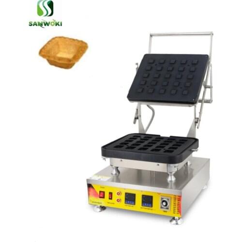 110V 220V mini square egg tart shell maker making machine tartlet shell press forming machine Waffle Maker Iron Machine
