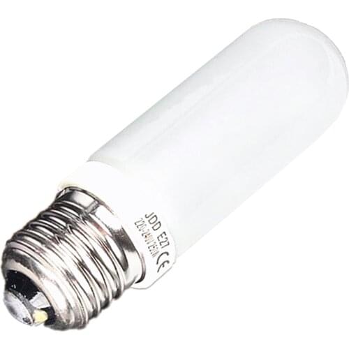 220V-240V Halogen JDD Type Tubular Medium E27 Bulb Lamp, Frosted, 250-Watt