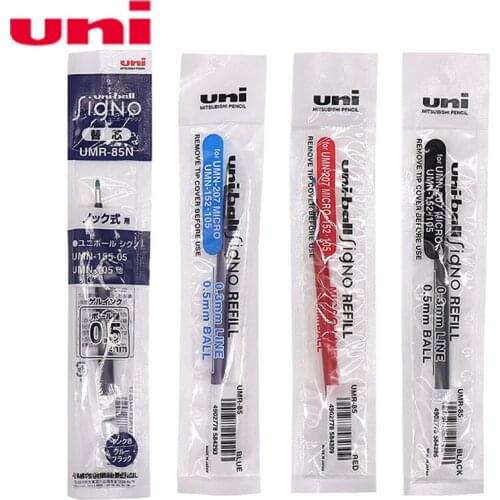 3/6pcs Uni-Ball UMR-85 Gel Rollerball Refill 0.5mm Fit for UMN-207 UMN-105 UMN-152 Japan stationery