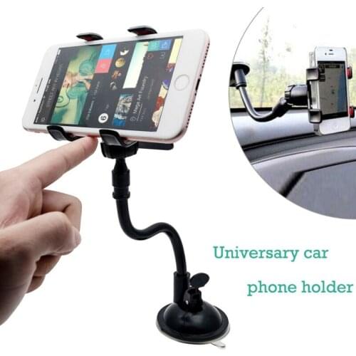 Car Mount Holder Auto GPS Phone Mount Universal 16.5cm Clip-on Support Non-slip Cell Phone Holder for Safe Driving