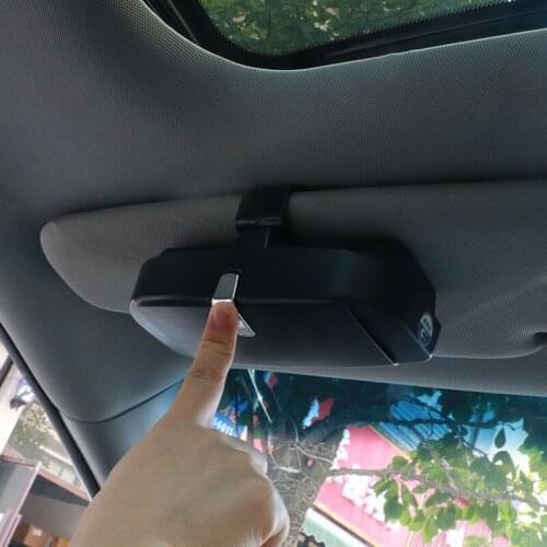 Car Sun Visor Sunglasses Glasses Cases Multifunctional Clip Ticket Card Clamp Accessories for Volkswagen vw POLO Tiguan Passat