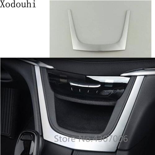 Car Styling Front Inner U Shape Switch Centre Control Center Trim Side Stick 1pcs For Cadillac XT5 2017 2018 2019 2020
