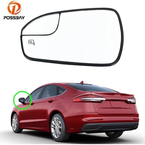 Pair Car Rearview Side Mirror Glass Heated Left/Right Driver Rear View for Ford Fusion 2013-2020 USA Version Auto Exterior Parts