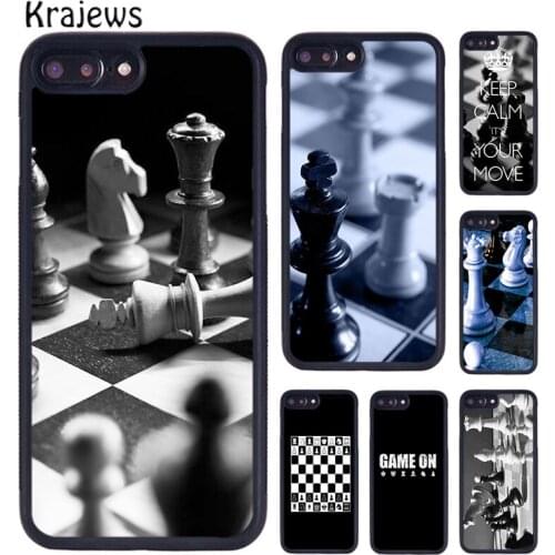 Krajews CHESS CHECK MATE Phone Case Cover For iPhone 5 6s 7 8 plus X XR XS 11 12 pro max Samsung Galaxy S7 S8 S9 S10 plus