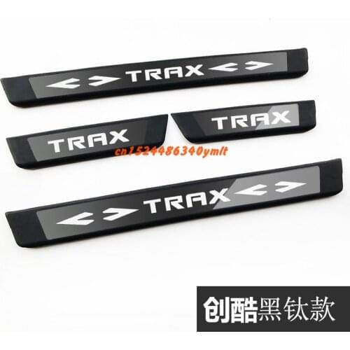 For Chevrolet TRAX 2014 2015 2016 2017 2018 High-quality stainless steel Plate Door Sill Welcome Pedal Car Styling Accessories