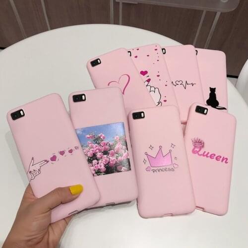 For Huawei P8 Lite Case Coque Huawei P8 Lite 2016 2015 Cover Anime Phone Case sFor Huawei P8 Lite ALE-L21 Couple Silicone Bumper
