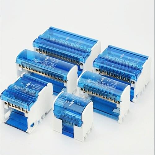 HC-016-207 Waterproof Terminal 250V-450V Cable Terminal Fiber Split Box Rail Split Box Power Distribution Block Box Universal