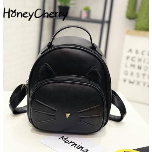 Женские кожаные рюкзаки HoneyCherry China At AliExpress