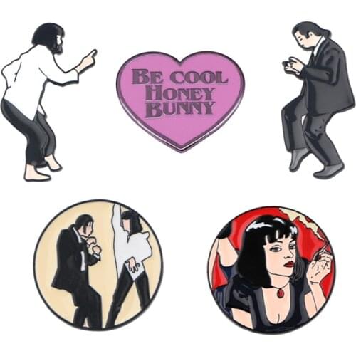 J2483 Fashion Cartoon Character Enamel Pins Backpack Bag Brooch badges for Clothing Tie Pin Charm jewelry