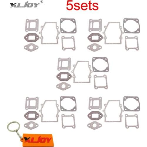 XLJOY 5x Engine Gasket Set Kit For 2 Stroke 47cc 49cc MiniMoto Mini Dirt Pit Pocket Bike Moto Bike Mini ATV Quad Motorcycle