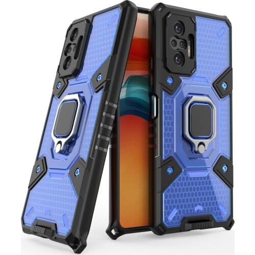 Best Quality Metal Ring Dual Layer Case for Xiaomi Poco F3 5G M3 Pro X3 NFC Mi 11 Ultra Redmi Note 10 Pro 9 9S 9A 9C Cover