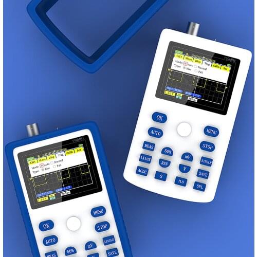 FNIRSI-1C15 Professional Digital Multimeter Oscilloscope 500MS/s Sampling Rate 110MHz Analog Bandwidth Support Waveform Storage