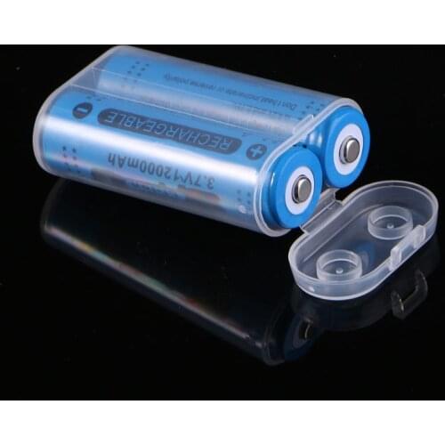 Durable 5pc 2X18650 Battery Holder Case 18650 Battery Storage Box Rechargeable Battery Power Bank Plastic Cases Nov.22