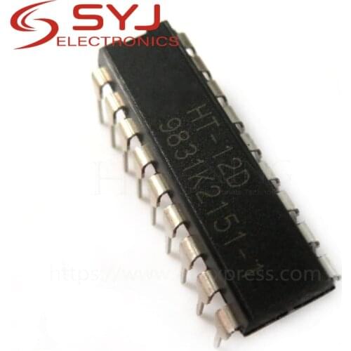10pcs/lot=5pair ( 5pcs HT12D + 5pcs HT12E ) HT-12D+HT-12E HT12 DIP-18 In Stock