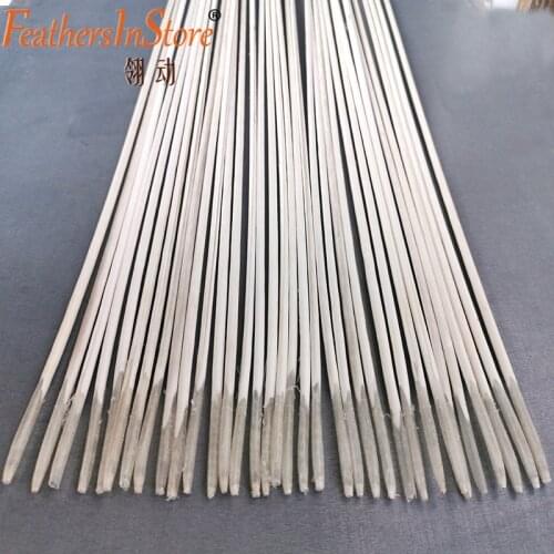 1000PCS Polished Peacock Feather stem rod thick 5-6.5mm stalks on floats Feather Stick for Fishing pole Buoy
