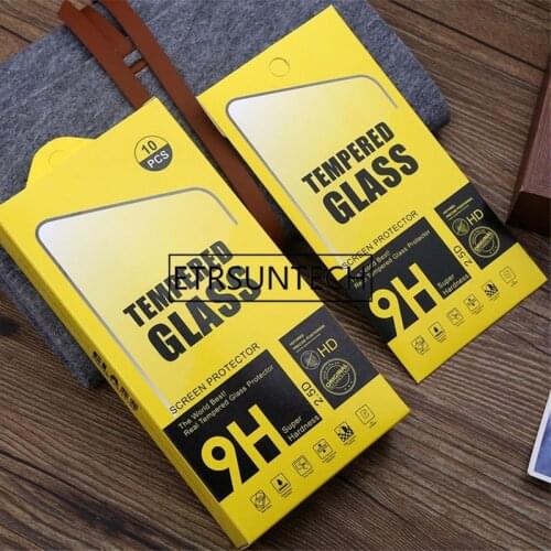 Universal custom paper Retail Pack Package box for iphone 6 7 8 For Samsung s6 S7 Tempered Glass Screen Protector Packaging Box