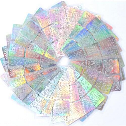 200sets 24Sheets/set Nail Hollow Laser Sticker Stencil Gel Polish Nail Vinyl Transfer Template woman Nail Decals Kit new