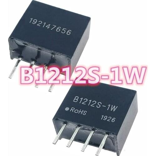 5PCS-20PCS/LOT B1212S-1W B1212S1W DC isolation module DC-DC power module 12V to 12V SIP-4 New original Free shipping