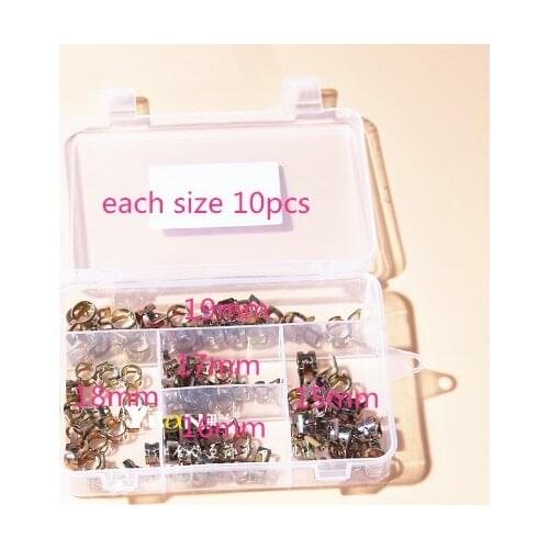 50Pcs 15-19mm for choose Fuel Spring Clip Vacuum Silicon Hose Clamp Autos Autos Spring Clip Fuel Oil Water Hose Pipe Tube Clamp