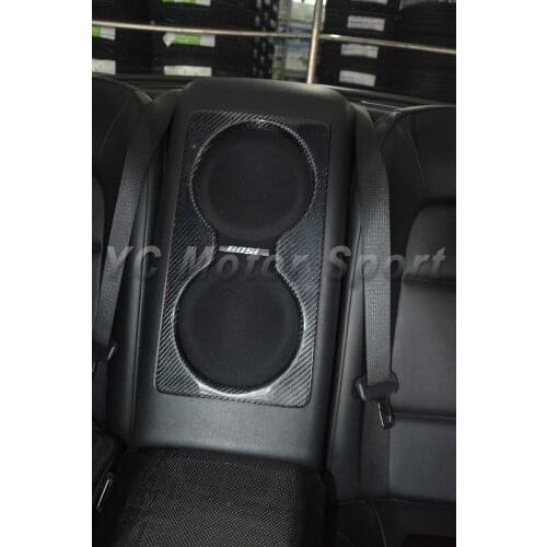Car Accessories Full Carbon Fiber Rear Bose Woofer Cover Fit For 2008-2014 R35 GTR CBA DBA Rear Bose Woofer Cover Trim