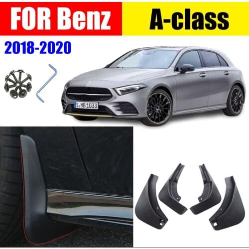 FOR Benz A-class Mudguard Fenders Benz A220 A200 A180 A260 Mud flap splash Guard Fender Mudflaps Mudguards car accessories