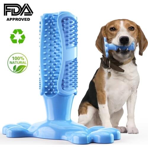 Dog Toys for Aggressive Chewers Pet Products Dog Toothbrush Rubber Interactive Kong Dog Toy French Bulldog Chew Toys for Puppies