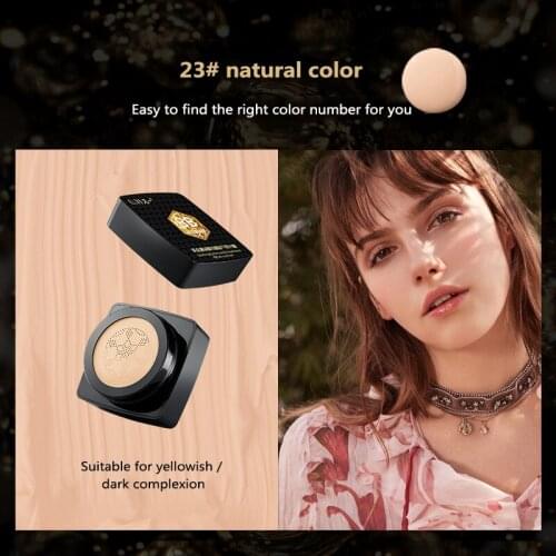 Mushroom Head Make Up Air Cushion Moisturizing Foundation Hyaluronic Acid Air-permeable Natural Mushroom BB Air Cushion TSLM1