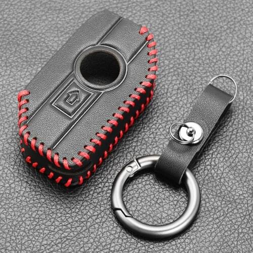 Leather Full Protect Remote Control Keyless Start Key Case Holder Cover Shell Fob For BMW K1600 R1200GS R1200R R1200RT LC