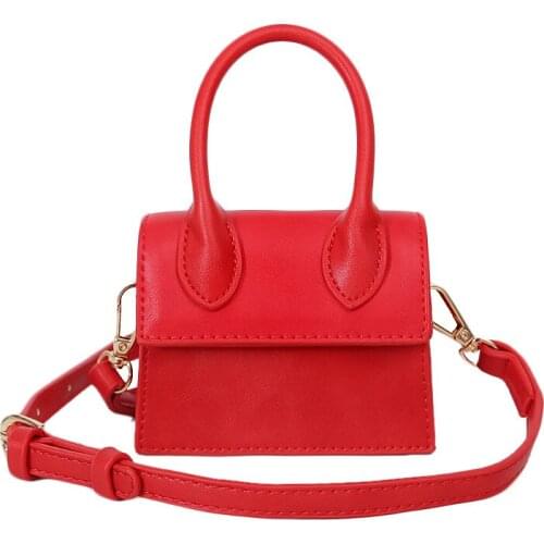 Modoker girl bag pu small square bag student fashion personality Korean version of simple retro messenger handbag 2020 new