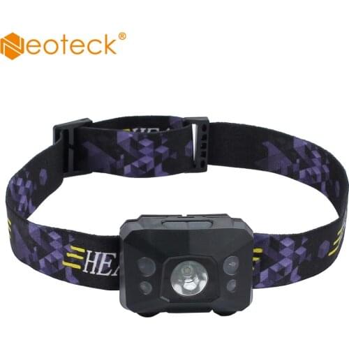 Neoteck Headlight Headlamp USB Rechargeable Induction light Fishing Camping SOS Flashlight Head Torch HEAD LIGHT For Outdoor