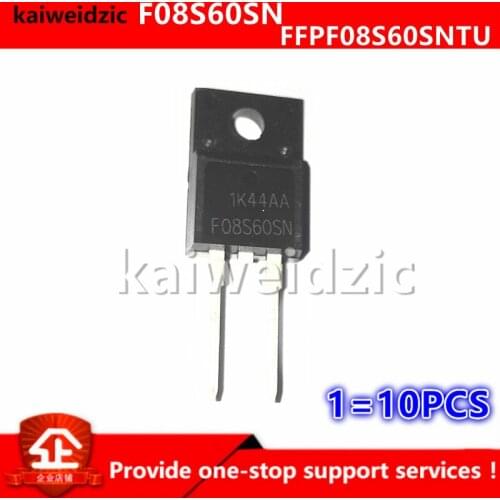 Kaiweikdic New imported original FFPF08S60SNTU F08S60SN TO-220F Adapter LED power amplifier UPS inverter fast recovery diode