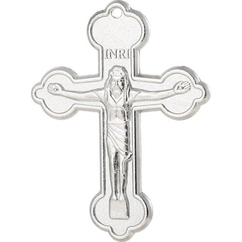 Exorcism Cross Charms Diy Jewelry Making Accessories Jesus Christian Zinc Alloy Material Wholesale Pendants For Necklaces Craft