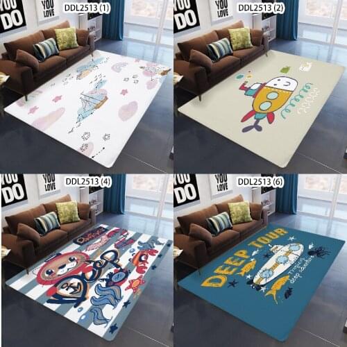 Cartoon fish submarine large area rug for living room home carpets for bed room rugs for bedroom 3d carpet Bathroom Decor Carpet