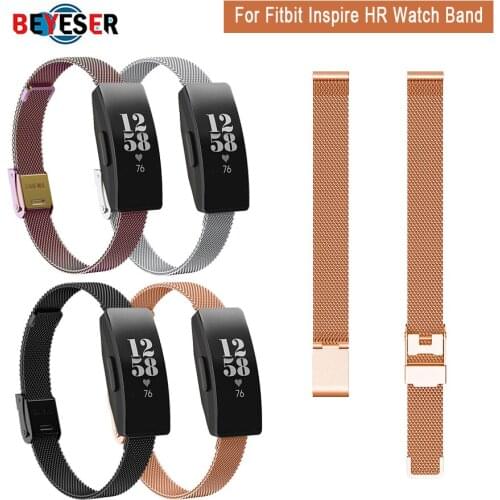 For Fitbit Inspire HR Band Replacement Loop Magnetic Stainless Steel Strap Bracelet Betl for Fitbit Inspire watch Accessories