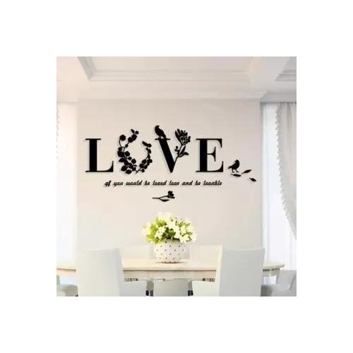 Family Love Never End Quote Vinyl Wall Decal Wall Lettering Art Words Wall Sticker Home Decor Wedding Decoration Living Room