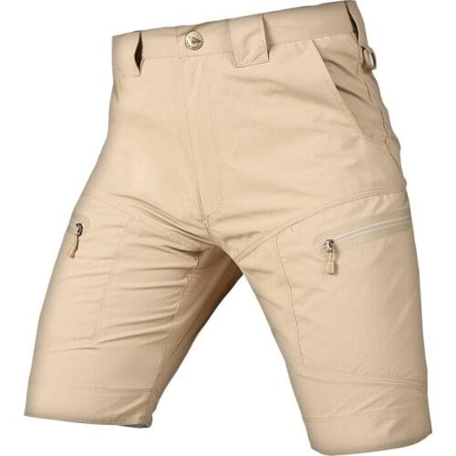 Summer Men Outdoor Quick Dry Breathable Elastic Shorts Training Camping Hunting Urban Tactical SWAT Combat Cargo Short Trousers