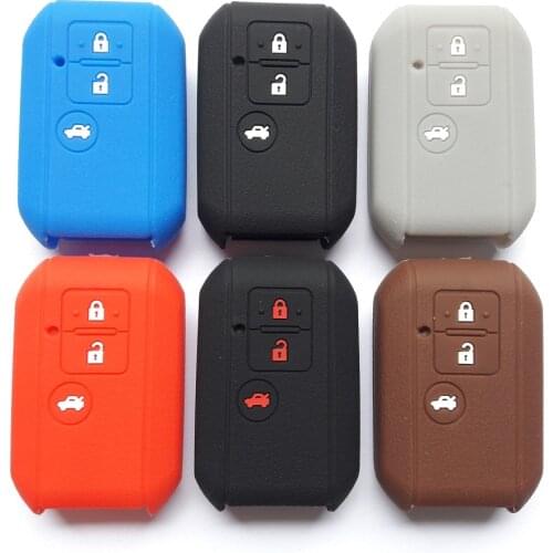 Silicon Skin Jacket Smart Remote Holder Case Cover For Suzuki Maruti DZIRE/ERTIGA 2018/New Swift Key 3 Button