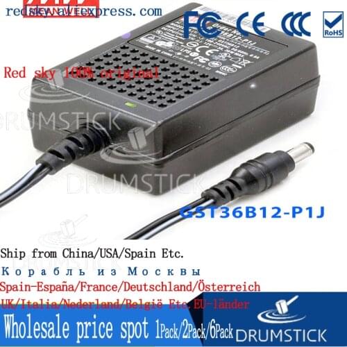 Steady MEAN WELL GST36B12-P1J 12V 3A meanwell GST36B 12V 36W AC-DC High Reliability Industrial Adaptor