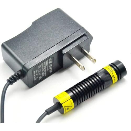 Dot/Line/Cross Focusable 405nm 200mW Blue/violet Module Nichia Diode w/ 5V Adapter 16mm*68mm