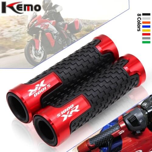 For BMW S1000XR S1000 XR 7/8" 22mm Universal Motorcycle Accessories CNC Aluminum Handlebar Hand Grips Handle Bar End Grip