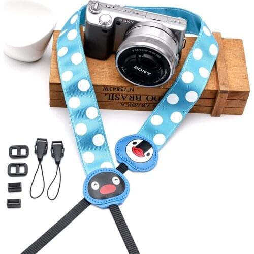 Lovely penguin Camera Neck Strap Camera Belt Protective Strap For Canon Nikon Sony Pentax Fujifilm Samsung Panasonic Leica