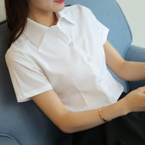 Fashion Office Lady Blouse Women Tops And Blouses Slim Shirts Women Short Blouses Plus Size Tops Casual Shirt Female Blusas