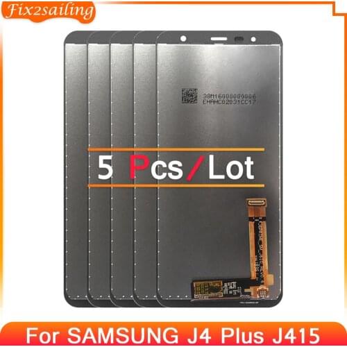 5pcs LCD Display For Samsung Galaxy J4+2018J4 PlusJ415J415F J415G J415M J415FN Touch Screen Digitizer Assembly For Samsung J415