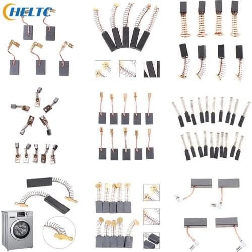 10/4//1PcsCarbon Brush Electric Hammer Angle Grinder Graphite Brush Replacement For Motors Dremel Rotary Tool Multi Power Tool