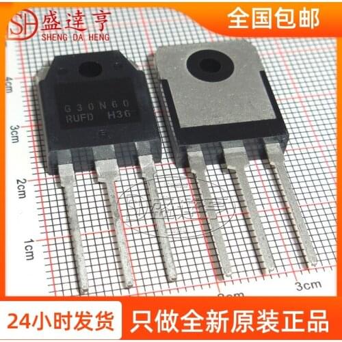 10Pcs/Lot HGTG30N60B3D G30N60 30A 600V TO-247 High-Power IGBT Transistor NEW Original In Stock