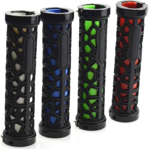 2Pcs Road Mountain Bike Bicycle Lock-on Fixed Gear Case Handles Handlebar-Grips MTB Handle Bicycle Anti-skid Handlebar Rubber