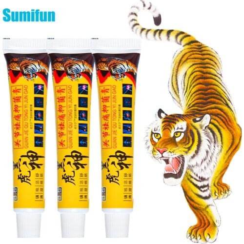 3pcs Hot Tiger Balm Analgesic Cream Ointment For Rheumatoid Arthritis Joint Body Pain Relief Chinese Herbs Medical Plaster D2796